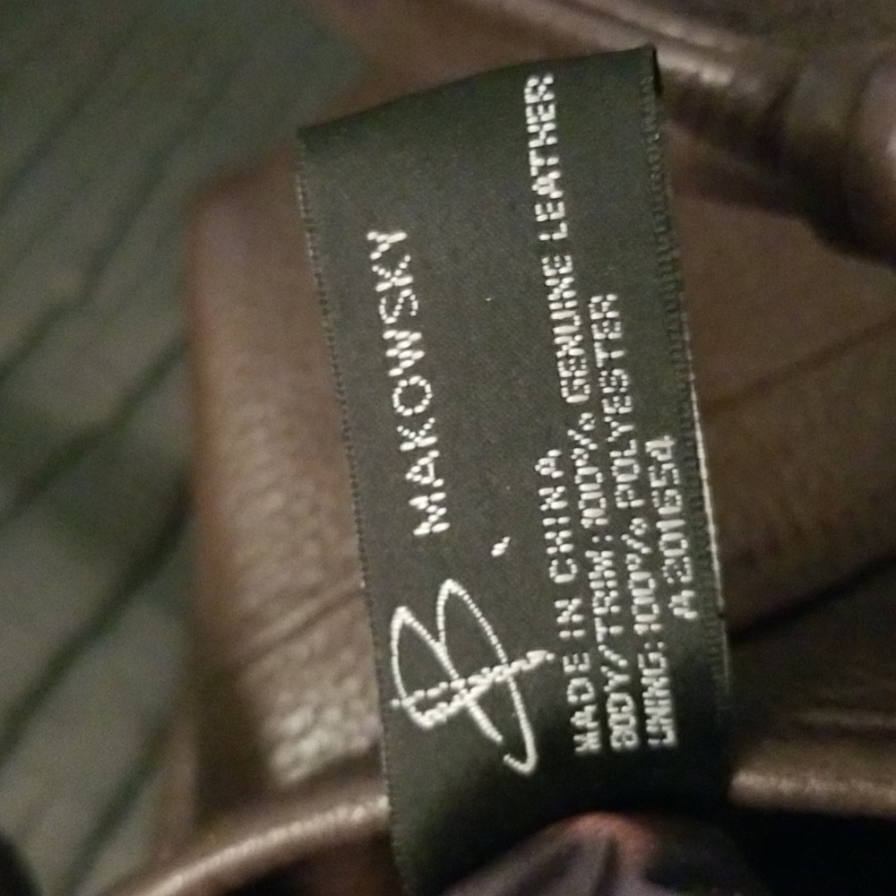 B. Makowsky Leather shoulder bag - Picture 9 of 9